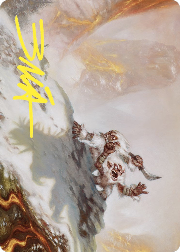 Dragon Fodder Art Card (Gold-Stamped Signature) [Commander Masters Art Series] Magic: The Gathering