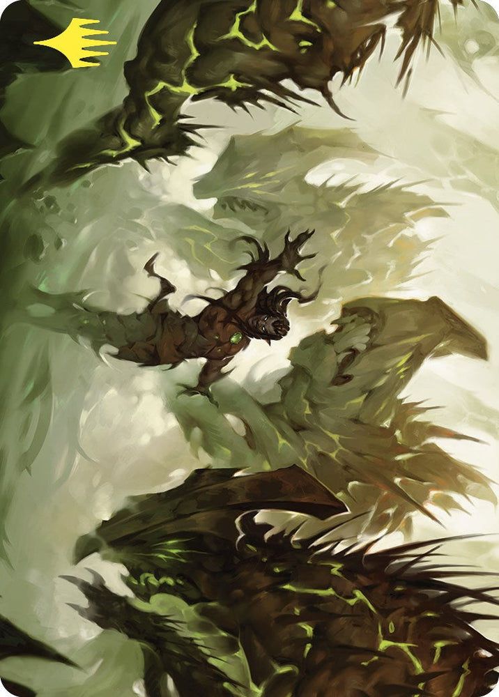 Ezuri's Predation Art Card (Gold-Stamped) [Commander Masters Art Series] Magic: The Gathering