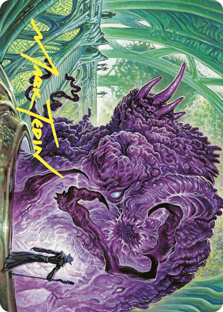 Experiment Kraj Art Card (Gold-Stamped Signature) [Commander Masters Art Series] Magic: The Gathering