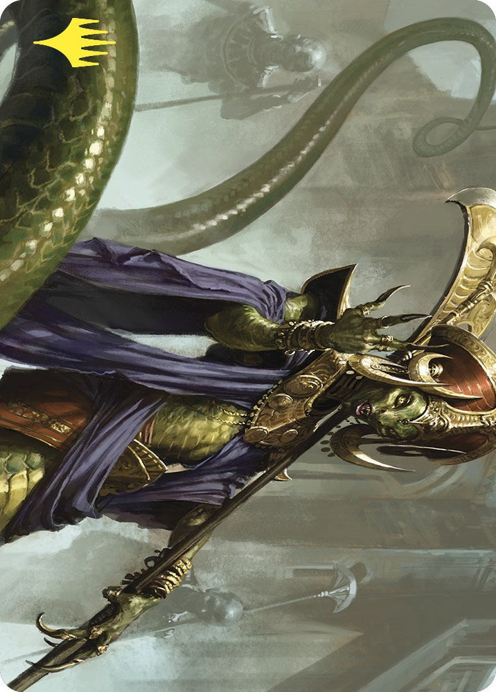 Sidisi, Brood Tyrant Art Card (Gold-Stamped) [Commander Masters Art Series] Magic: The Gathering
