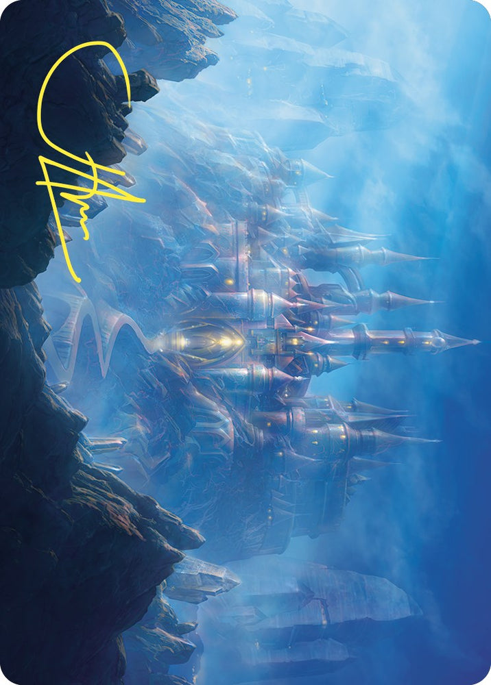 Opal Palace Art Card (Gold-Stamped Signature) [Commander Masters Art Series] Magic: The Gathering