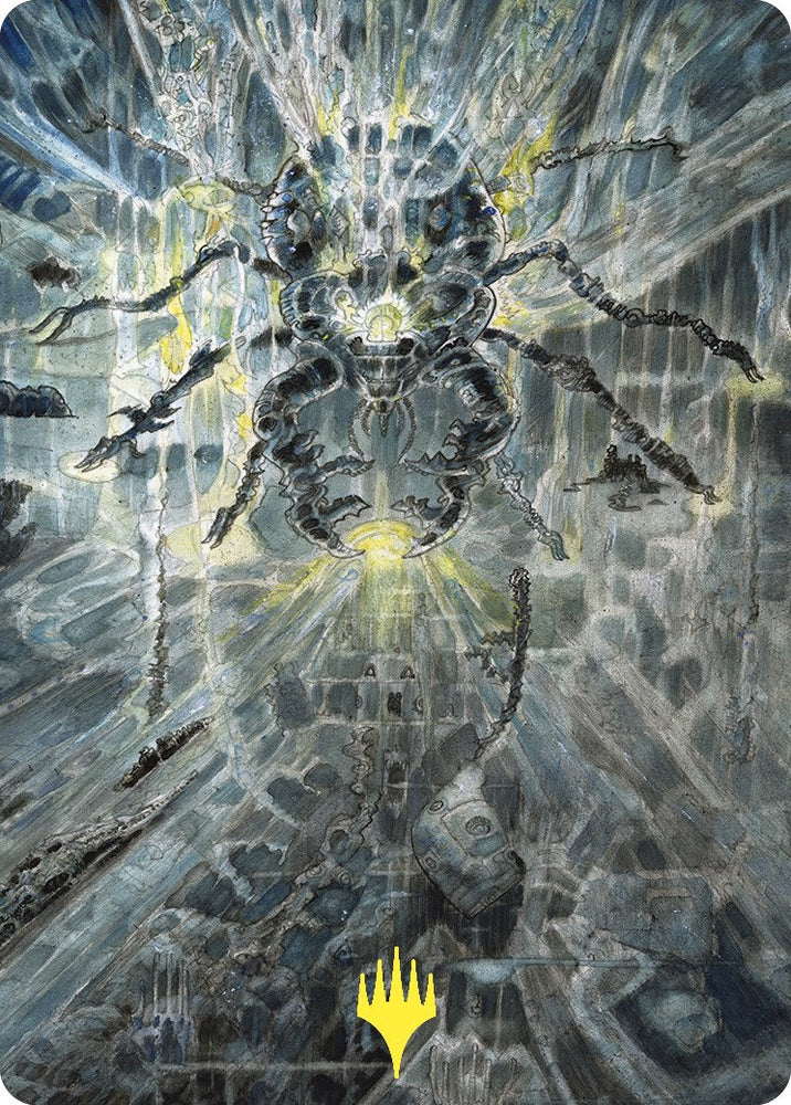Darksteel Mutation Art Card (Gold-Stamped) [Commander Masters Art Series] Magic: The Gathering