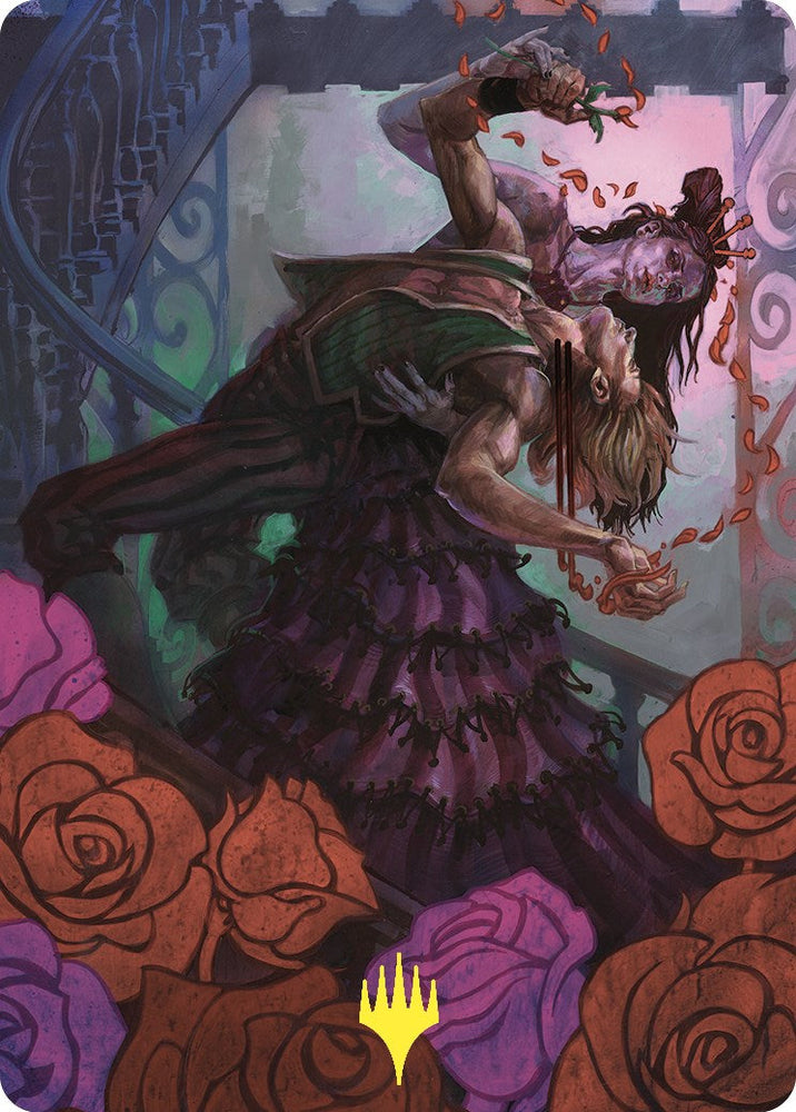Exsanguinate Art Card (2) (Gold-Stamped) [Commander Masters Art Series] Magic: The Gathering
