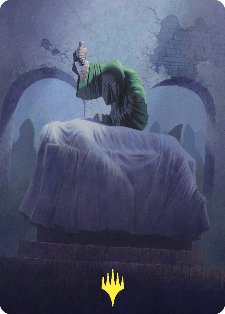 Grave Pact Art Card (2) (Gold-Stamped) [Commander Masters Art Series] Magic: The Gathering