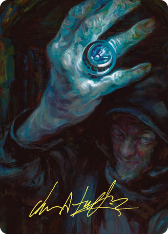 Arcane Signet Art Card (Gold-Stamped Signature) [Commander Masters Art Series] Magic: The Gathering