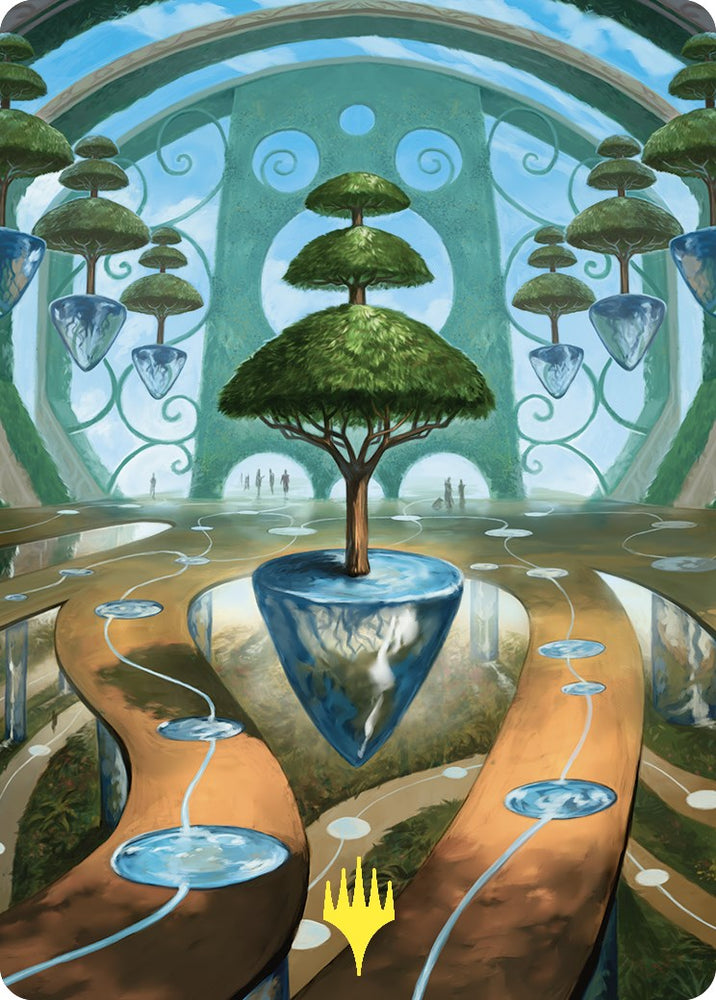Rejuvenating Springs Art Card (Gold-Stamped) [Commander Masters Art Series] Magic: The Gathering