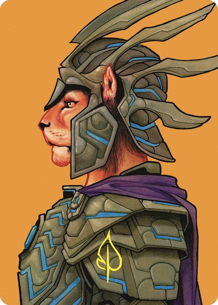 Kemba, Kha Regent Art Card (2) (Gold-Stamped Signature) [Commander Masters Art Series] Magic: The Gathering