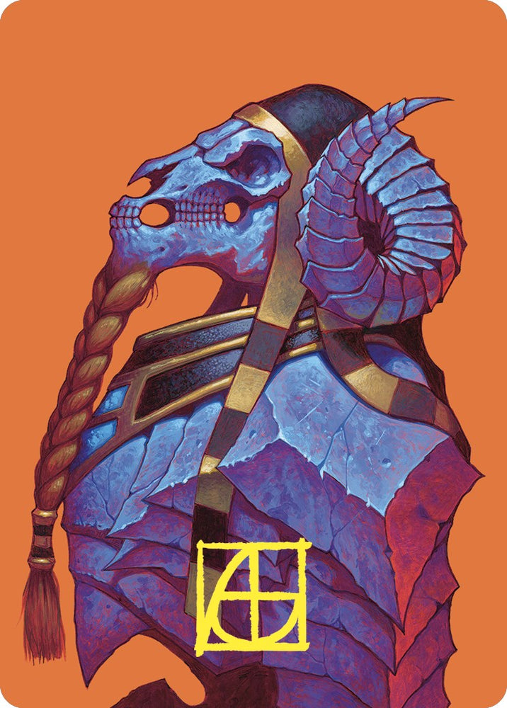 Neheb, the Eternal Art Card (Gold-Stamped Signature) [Commander Masters Art Series] Magic: The Gathering