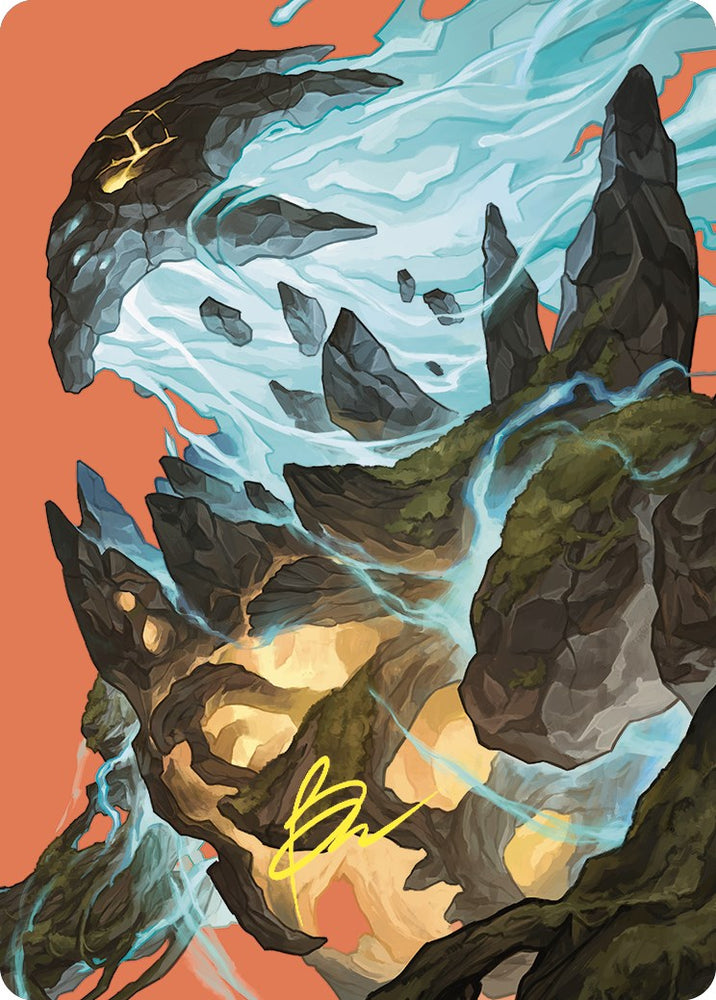Maelstrom Wanderer Art Card (Gold-Stamped Signature) [Commander Masters Art Series] Magic: The Gathering