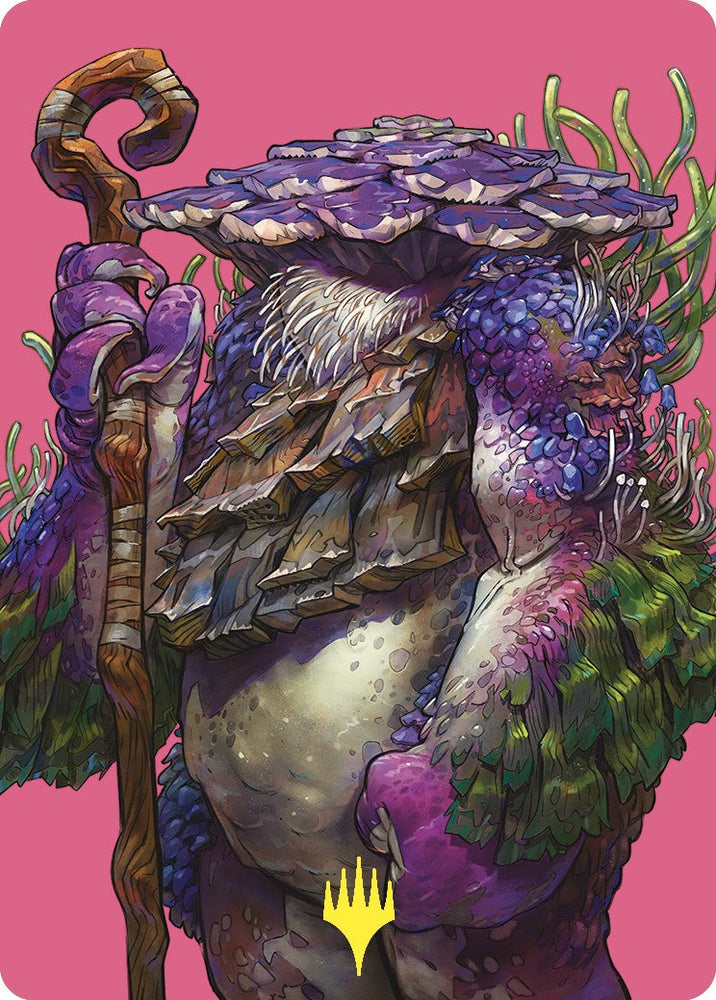 Slimefoot, the Stowaway Art Card (Gold-Stamped) [Commander Masters Art Series] Magic: The Gathering