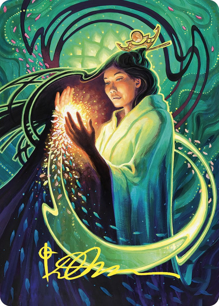 Obscuring Haze Art Card (Gold-Stamped Signature) [Commander Masters Art Series] Magic: The Gathering