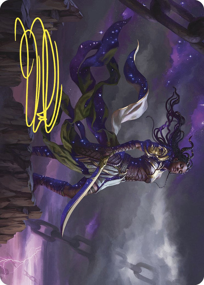 Anikthea, Hand of Erebos Art Card (Gold-Stamped Signature) [Commander Masters Art Series] Magic: The Gathering