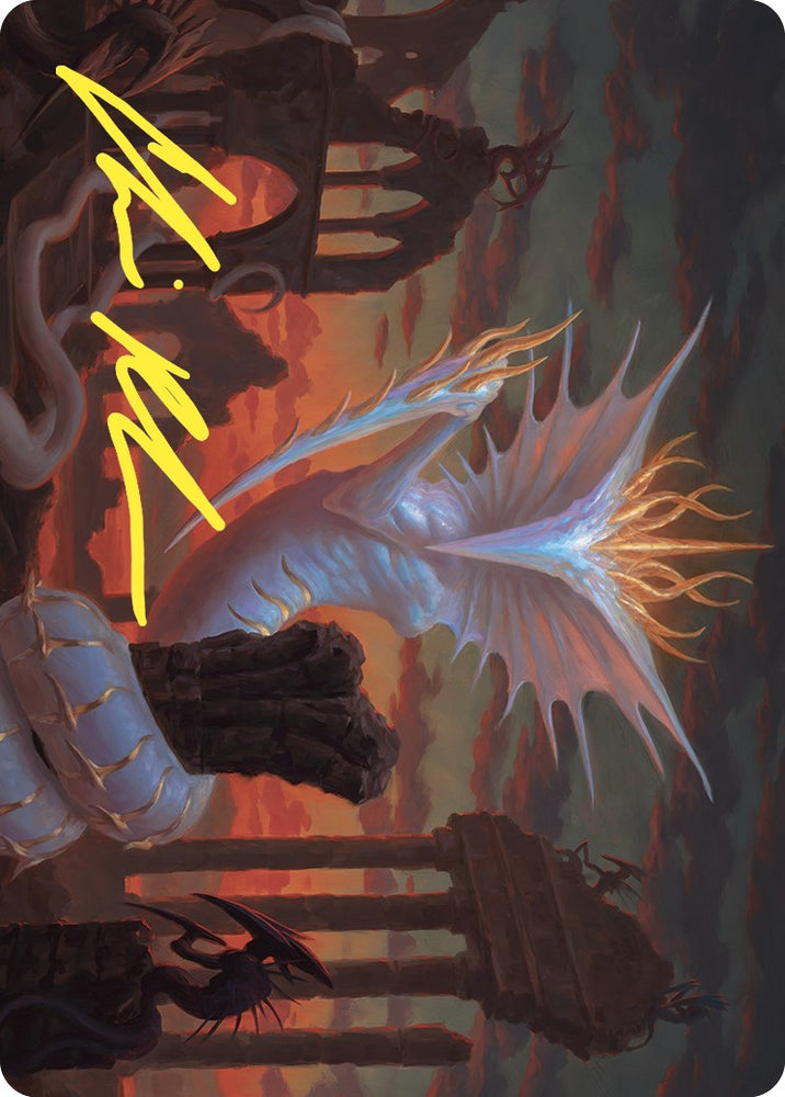 Sliver Gravemother Art Card (Gold-Stamped Signature) [Commander Masters Art Series] Magic: The Gathering