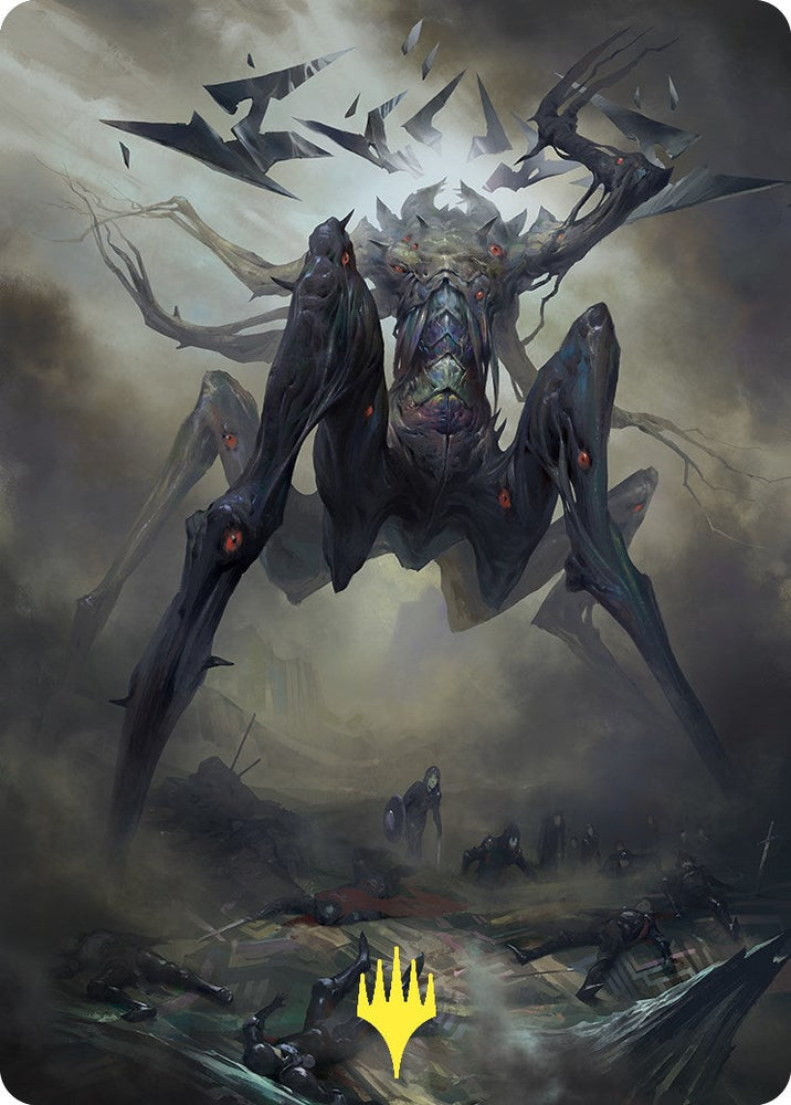 It That Betrays Art Card (Gold-Stamped) [Commander Masters Art Series] Magic: The Gathering