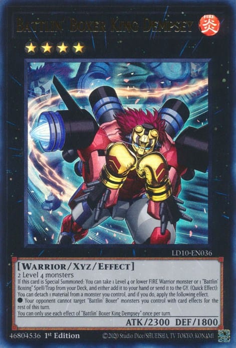 Battlin' Boxer King Dempsey [LD10-EN036] Ultra Rare - Yugioh Cards For Your TCG Needs!