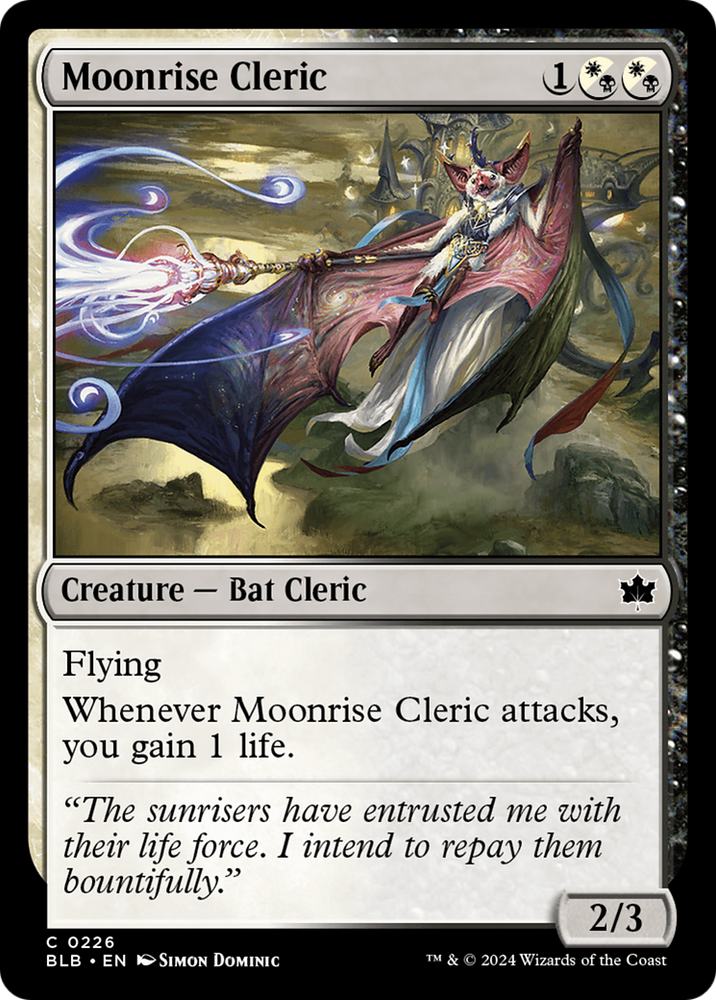 Moonrise Cleric [Bloomburrow] Magic: The Gathering
