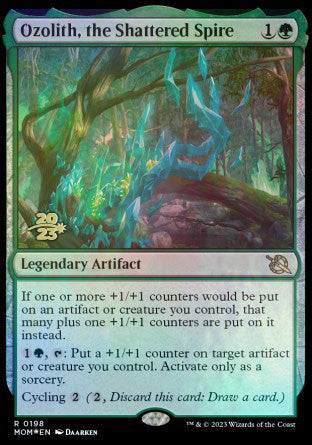 Ozolith, the Shattered Spire [March of the Machine Prerelease Promos] Magic: The Gathering
