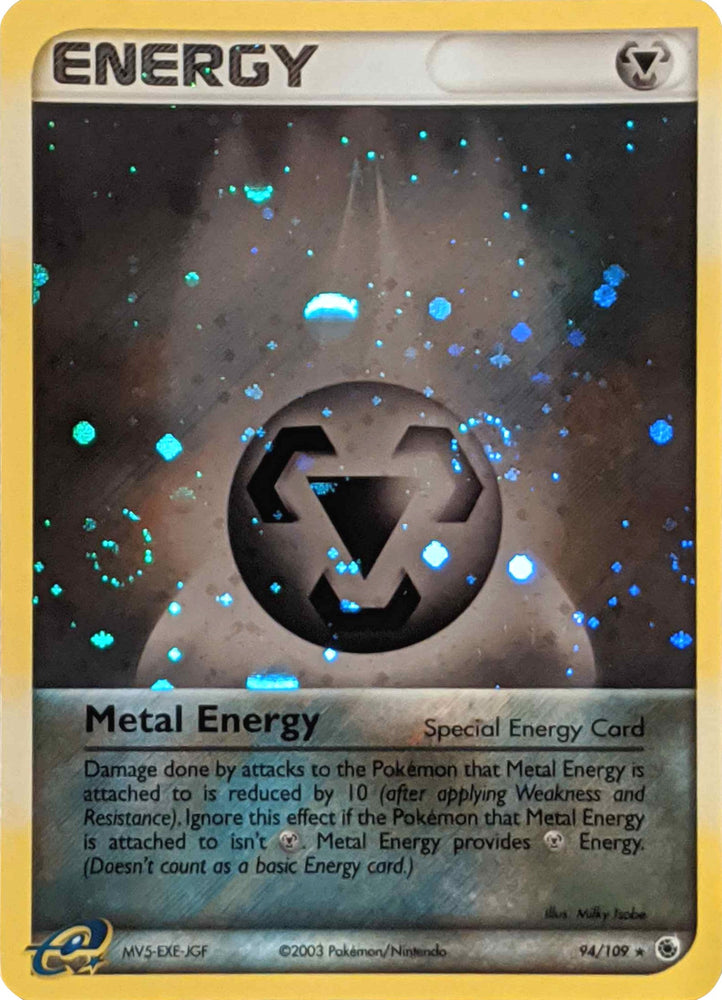 Metal Enery (94/109) (Cosmos Holo) [EX: Ruby & Sapphire] Pokémon