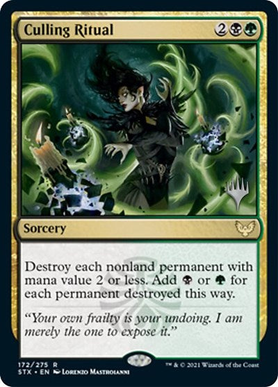 Culling Ritual (Promo Pack) [Strixhaven: School of Mages Promos] Magic: The Gathering