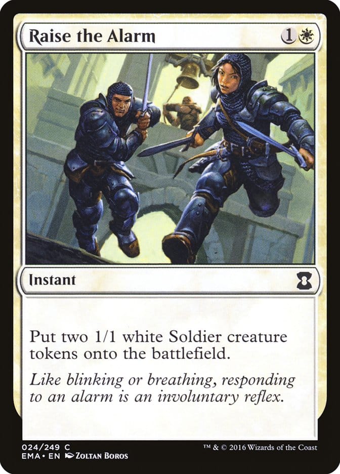 Raise the Alarm [Eternal Masters] Magic: The Gathering