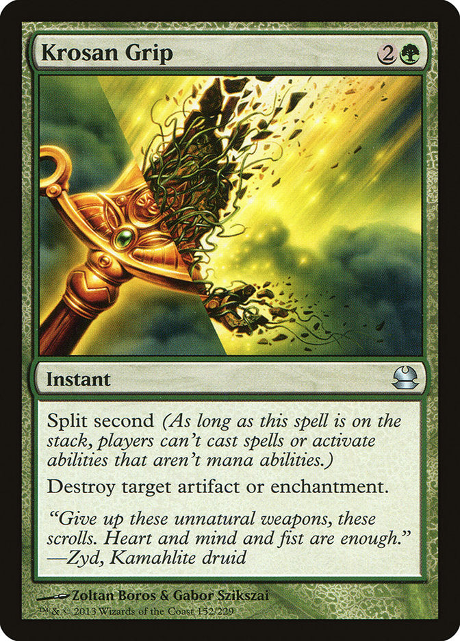 Krosan Grip [Modern Masters] Magic: The Gathering