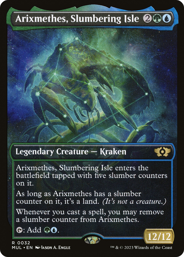 Arixmethes, Slumbering Isle [Multiverse Legends] Magic: The Gathering