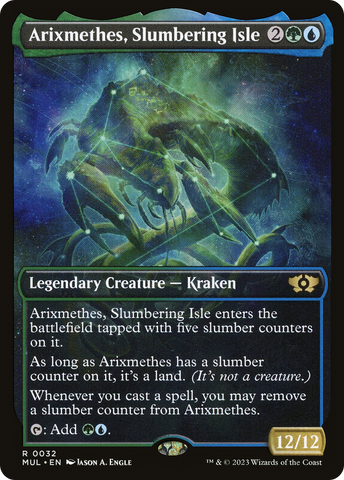 Arixmethes, Slumbering Isle [Multiverse Legends] Magic: The Gathering