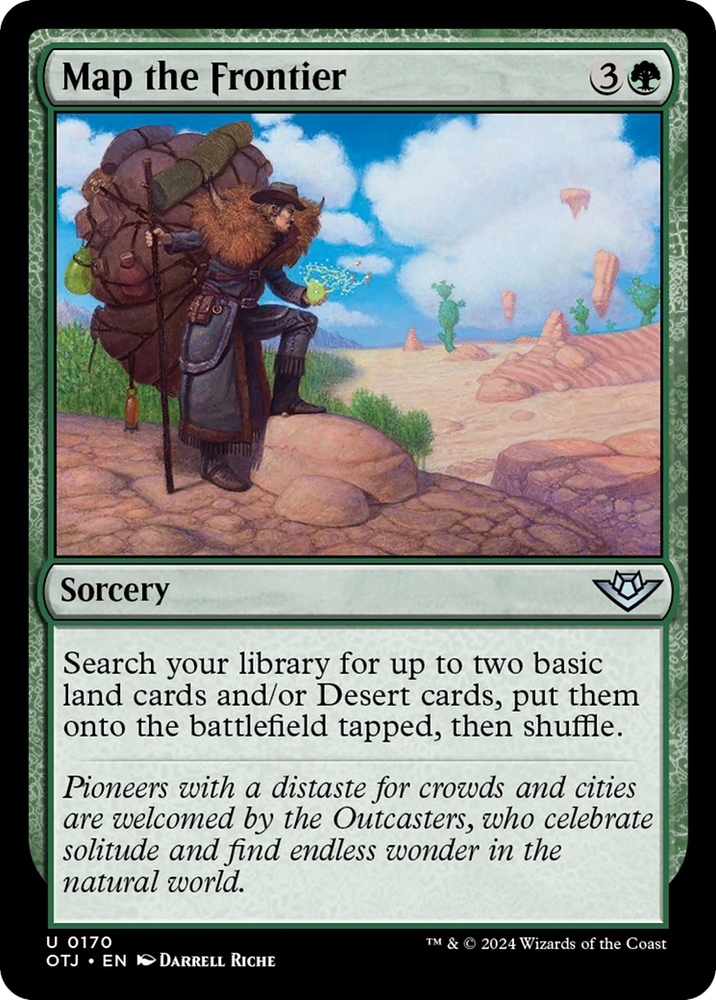 Map the Frontier [Outlaws of Thunder Junction] Magic: The Gathering