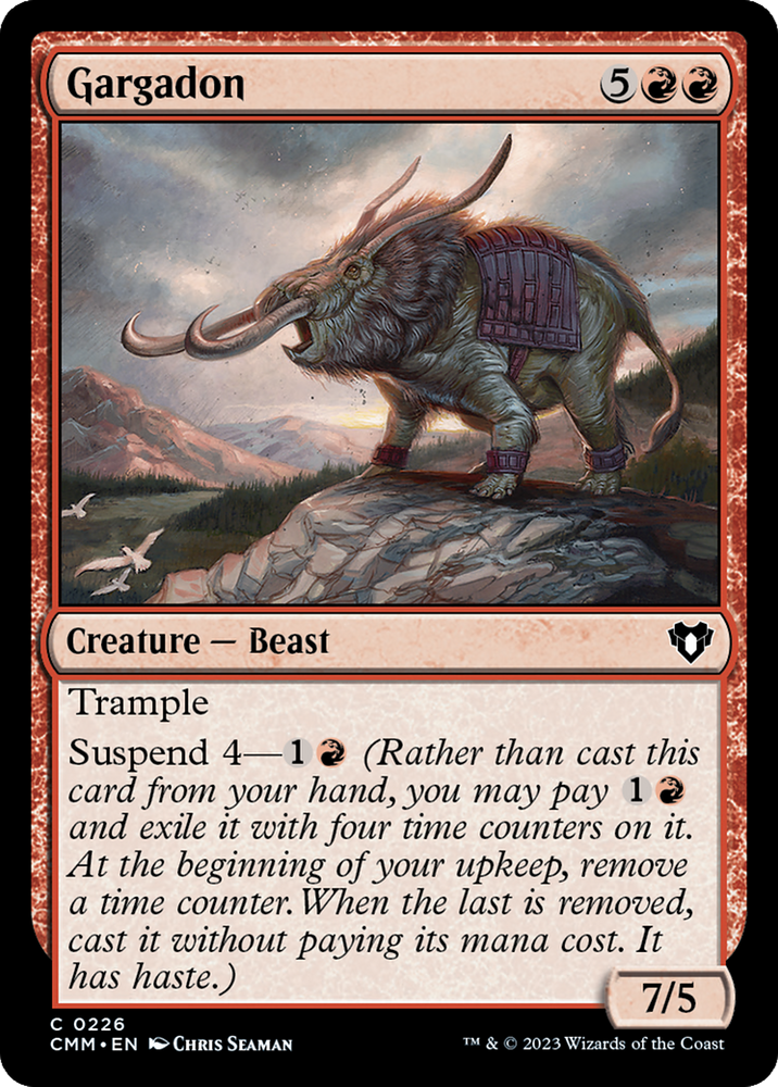 Gargadon [Commander Masters] Magic: The Gathering