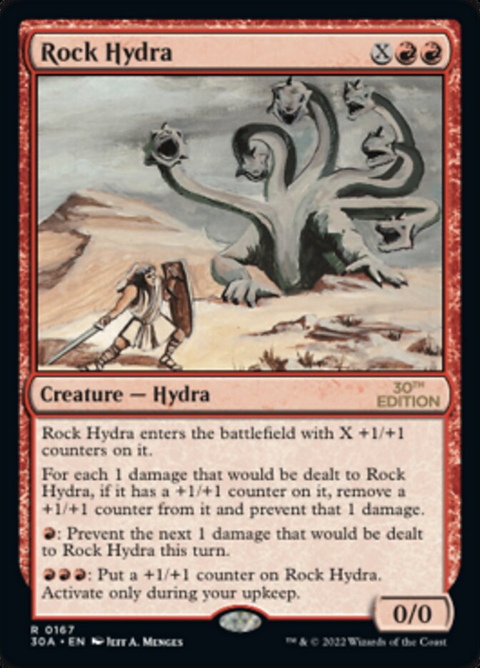 Rock Hydra [30th Anniversary Edition] Magic: The Gathering