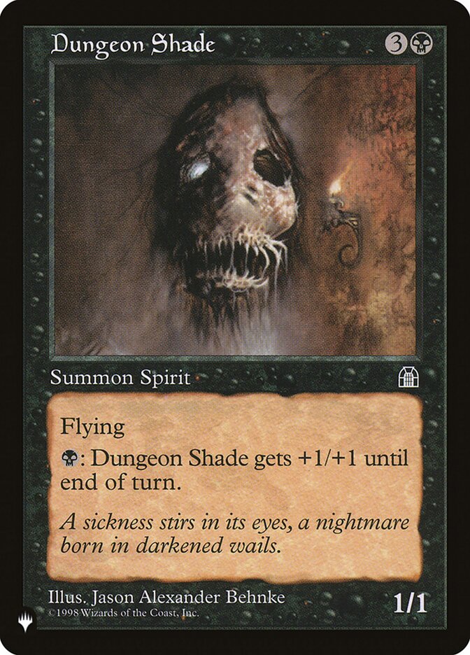 Dungeon Shade [The List] Magic: The Gathering