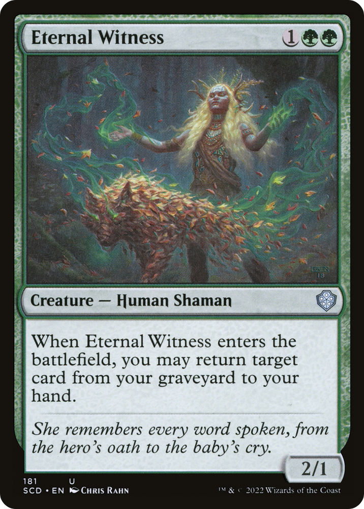 Eternal Witness [Starter Commander Decks] Magic: The Gathering