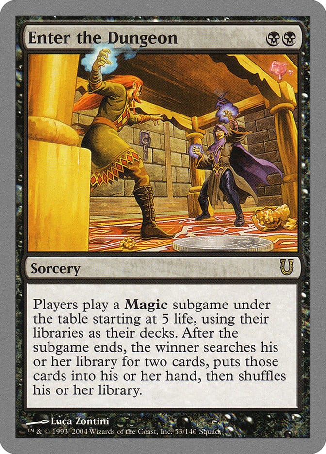 Enter the Dungeon [Unhinged] Magic: The Gathering
