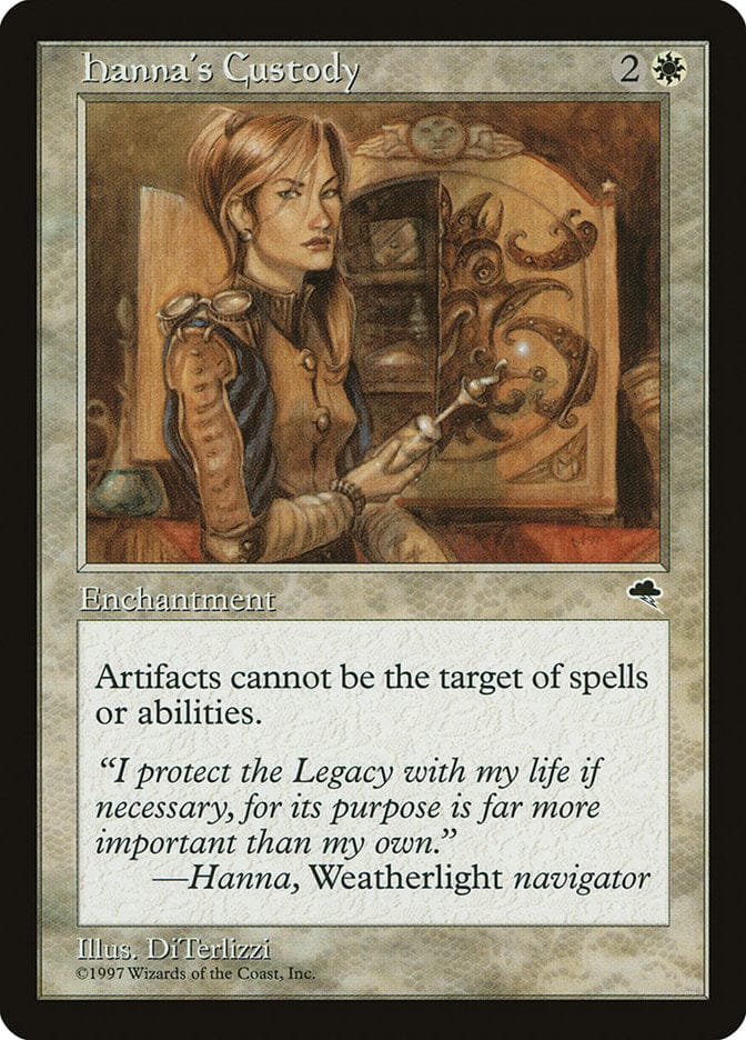 Hanna's Custody [Tempest] Magic: The Gathering
