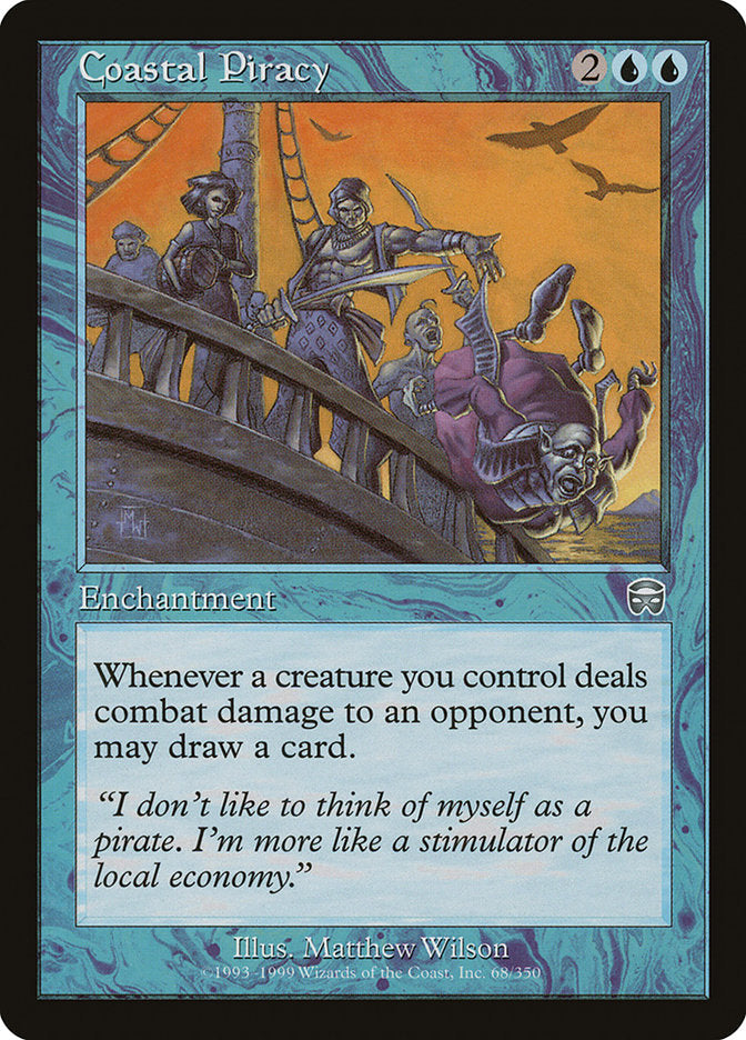 Coastal Piracy [Mercadian Masques] Magic: The Gathering