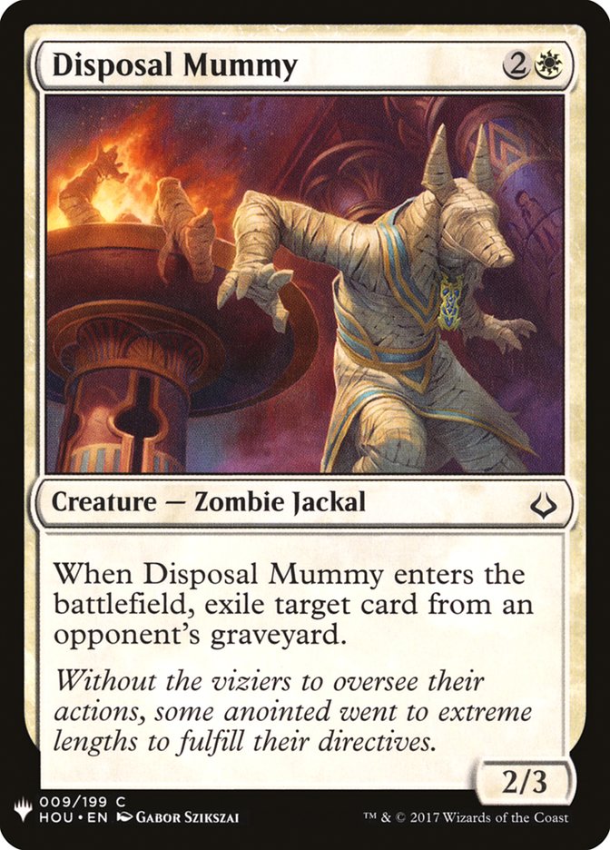 Disposal Mummy [Mystery Booster] Magic: The Gathering