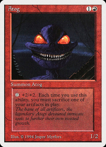 Atog [Summer Magic / Edgar] Magic: The Gathering