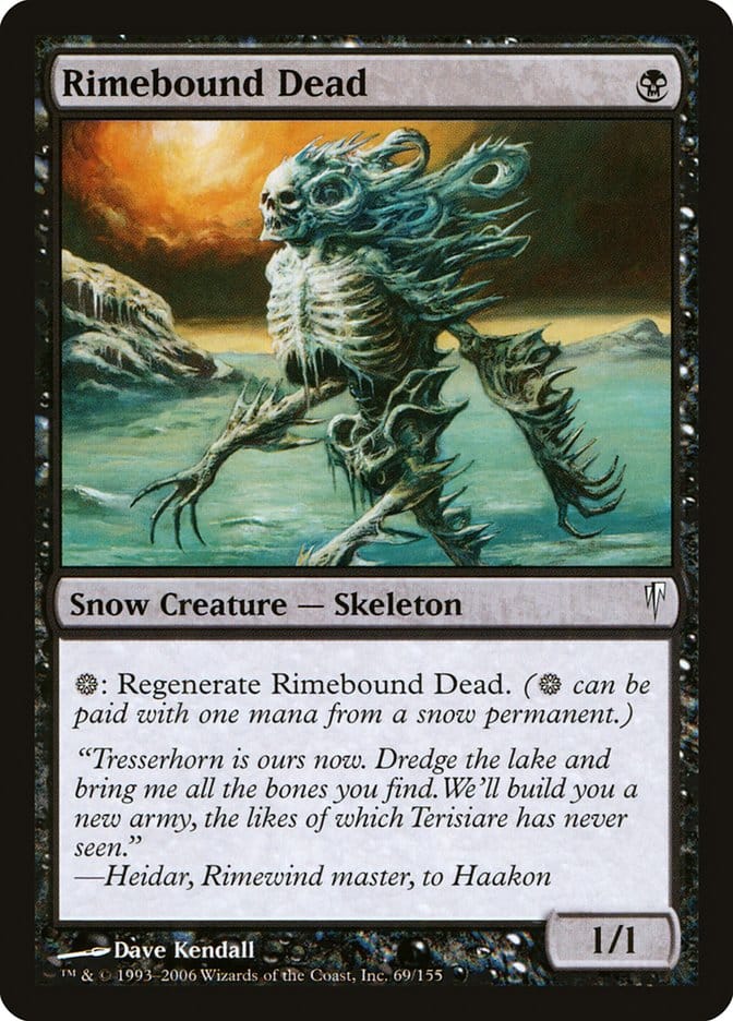 Rimebound Dead [Coldsnap] Magic: The Gathering