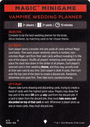 Vampire Wedding Planner (Magic Minigame) [Innistrad: Crimson Vow Minigame] Magic: The Gathering