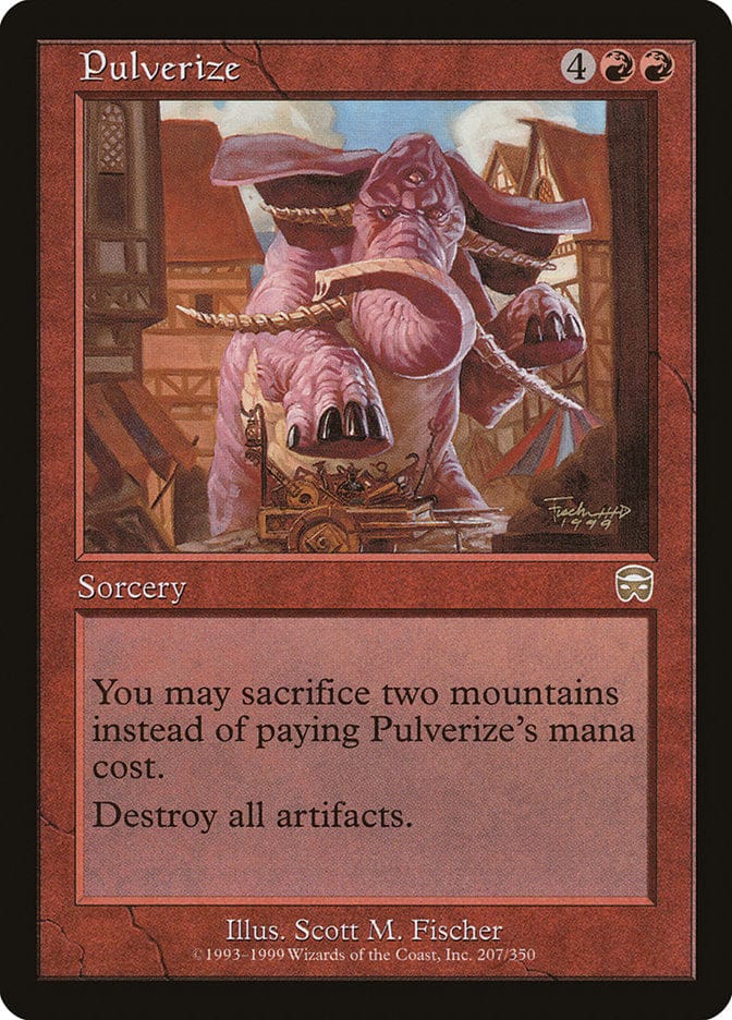 Pulverize [Mercadian Masques] Magic: The Gathering