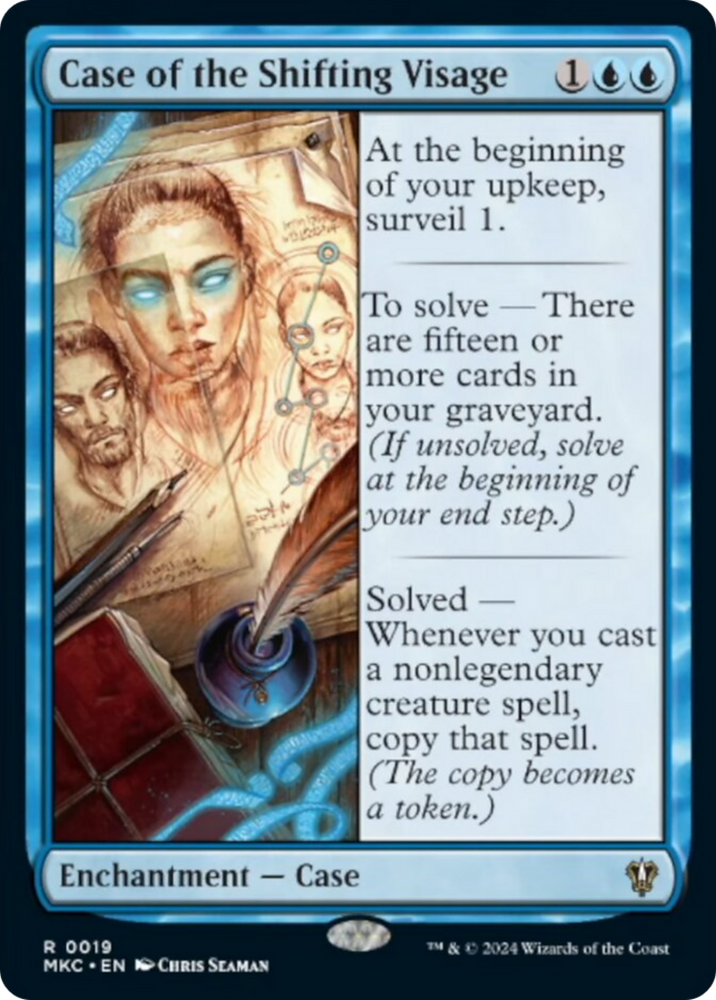 Case of the Shifting Visage [Murders at Karlov Manor Commander] Magic: The Gathering