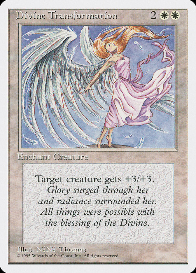 Divine Transformation [Fourth Edition] Magic: The Gathering