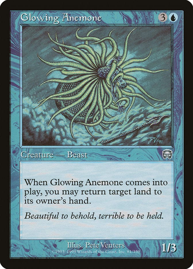 Glowing Anemone [Mercadian Masques] Magic: The Gathering