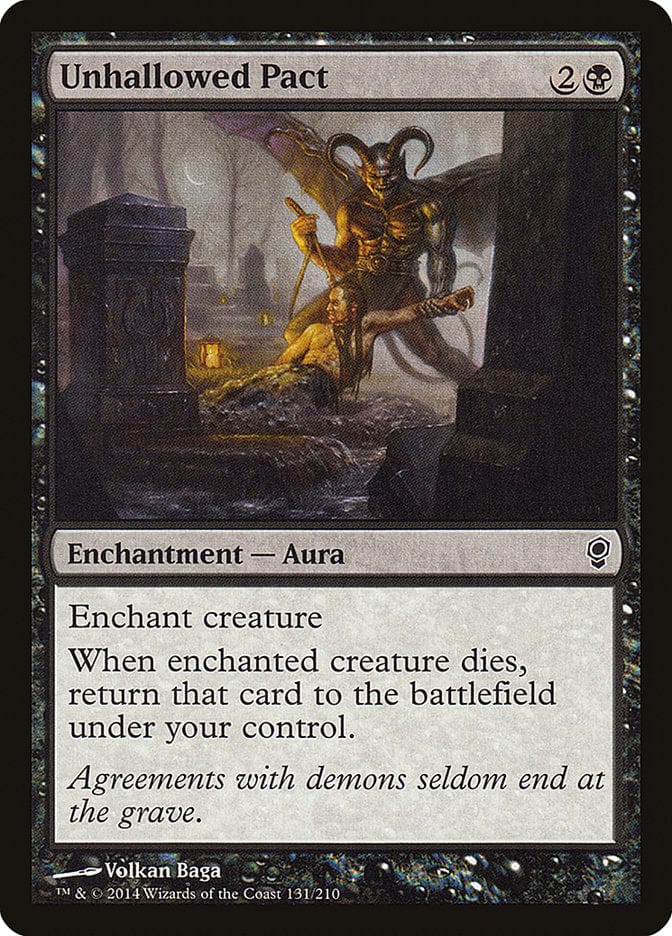 Unhallowed Pact [Conspiracy] Magic: The Gathering