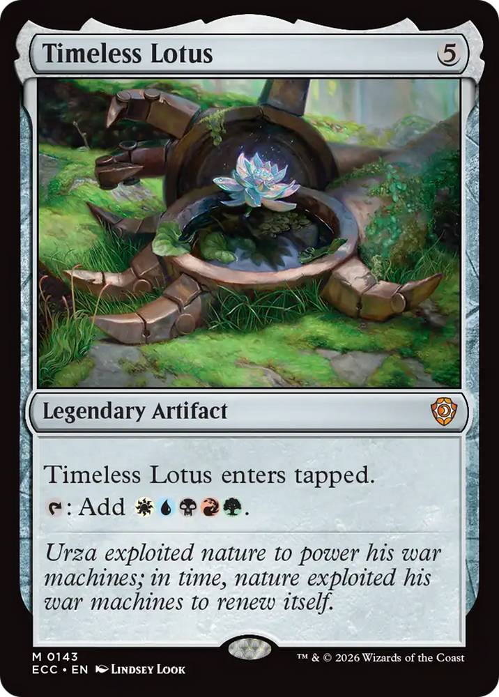 Timeless Lotus [Lorwyn Eclipsed Commander] Magic: The Gathering
