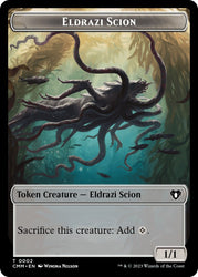 Eldrazi Scion // Satyr Double-Sided Token [Commander Masters Tokens] Magic: The Gathering