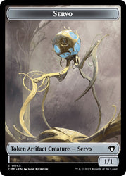 Servo // Thrull Double-Sided Token [Commander Masters Tokens] Magic: The Gathering