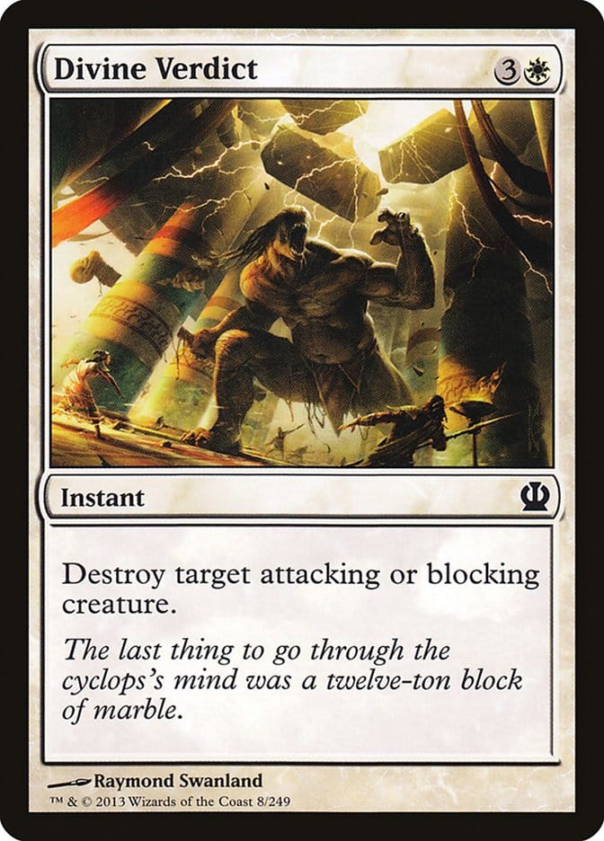 Divine Verdict [Theros] Magic: The Gathering