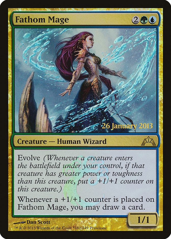 Fathom Mage [Gatecrash Prerelease Promos] Magic: The Gathering