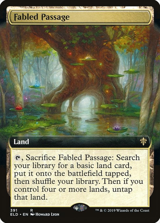 Fabled Passage (Extended Art) [Throne of Eldraine] Magic: The Gathering